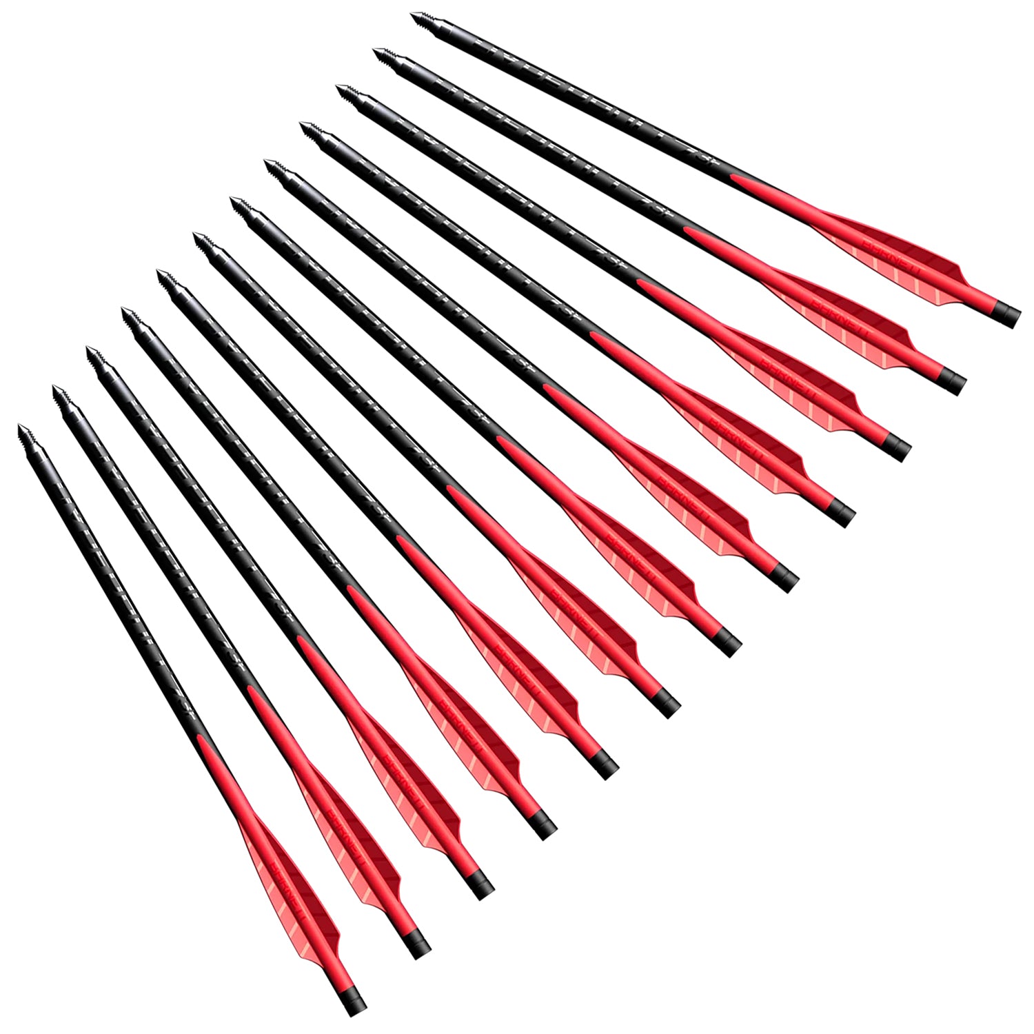 Barnett DeMun HyperBolt 3-Fletch Crossbow Bolts 12 Count