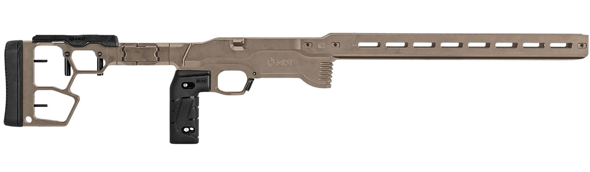 MDT Premier Gen2 Complete Chassis System Cerakote Flat Dark Earth Aluminum Fits Ruger American Rimfire Right Hand