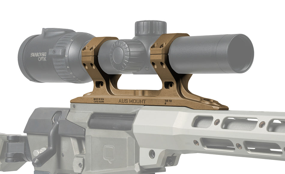 Q AUS Mount 30mm Direct The Fix Flat Dark Earth (100-363)
