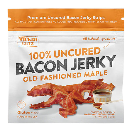 Wicked Cutz WCPJ02MA Old Fashioned Maple Flavored Bacon Pack 10