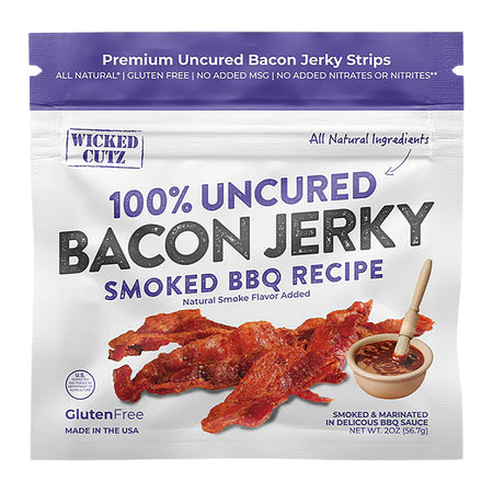 Wicked Cutz WCPJ02BQ Smoked Barbecue Bacon Pack 10