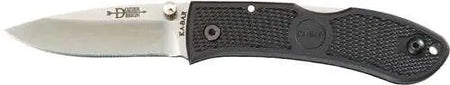 Ka-Bar Dozier Black 2.25in Mini Folder Drop Point Blade