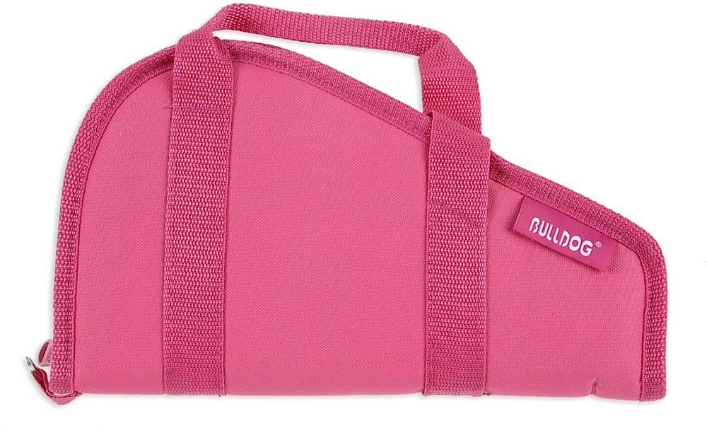 Bulldog Small Pink Pistol Rug Nylon with Pocket and Carry Handles 12x6
