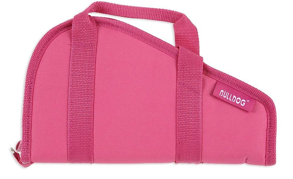 Bulldog Small Pink Pistol Rug Nylon with Pocket and Carry Handles 12x6