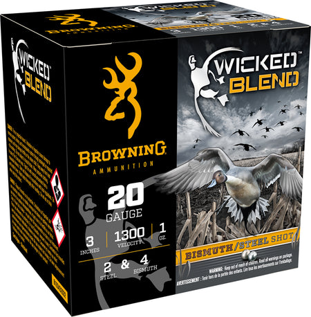 Browning 20 Gauge Shotgun Ammo  3 in 1 oz #2 / 4