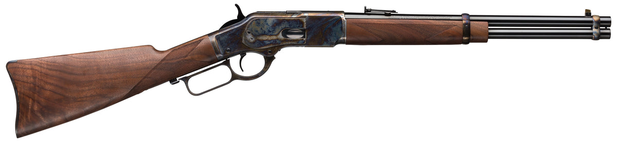 Winchester Repeating Arms 534280137 Model 1873 Competition Carbine High Grade Full Size 38 Special 357 Mag 10+1 20" Polished Blued Steel Barrel, Color Case Hardened Drilled & Tapped Steel Receiver, Gr