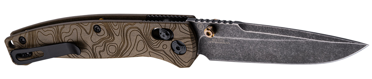 Hogue Mysto 3.4" Clip Point Folder Able Lock Stonewash Earth