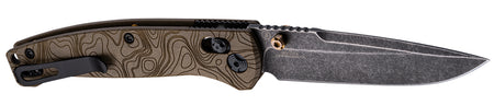 Hogue Mysto 3.4" Clip Point Folder Able Lock Stonewash Earth