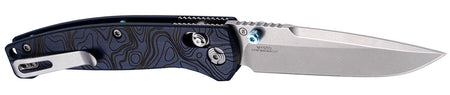 Hogue Mysto 3.4" Clip Point Folder Able Lock Blue Canyon Water