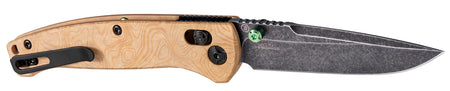 Hogue Mysto 3.4" Clip Point Folder Able Lock Maple Valley Wood
