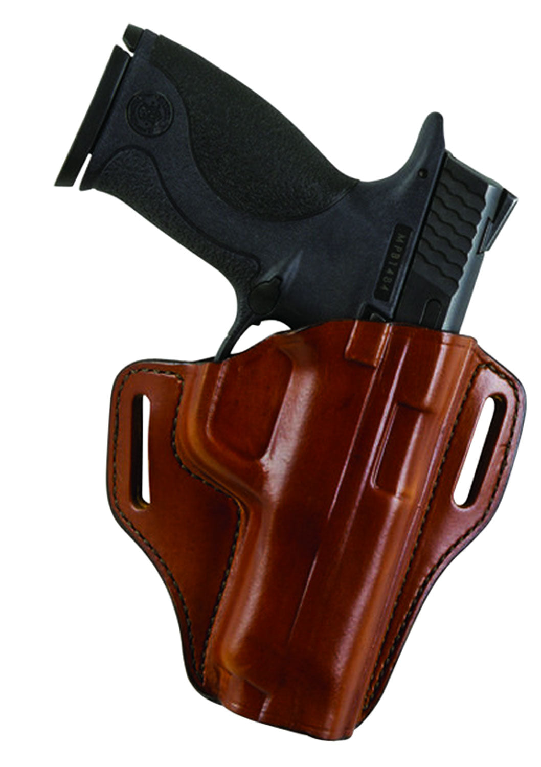 Bianchi 23948 Model 57 Remedy Tan Leather OWB Belt Holster Glock 42 RH
