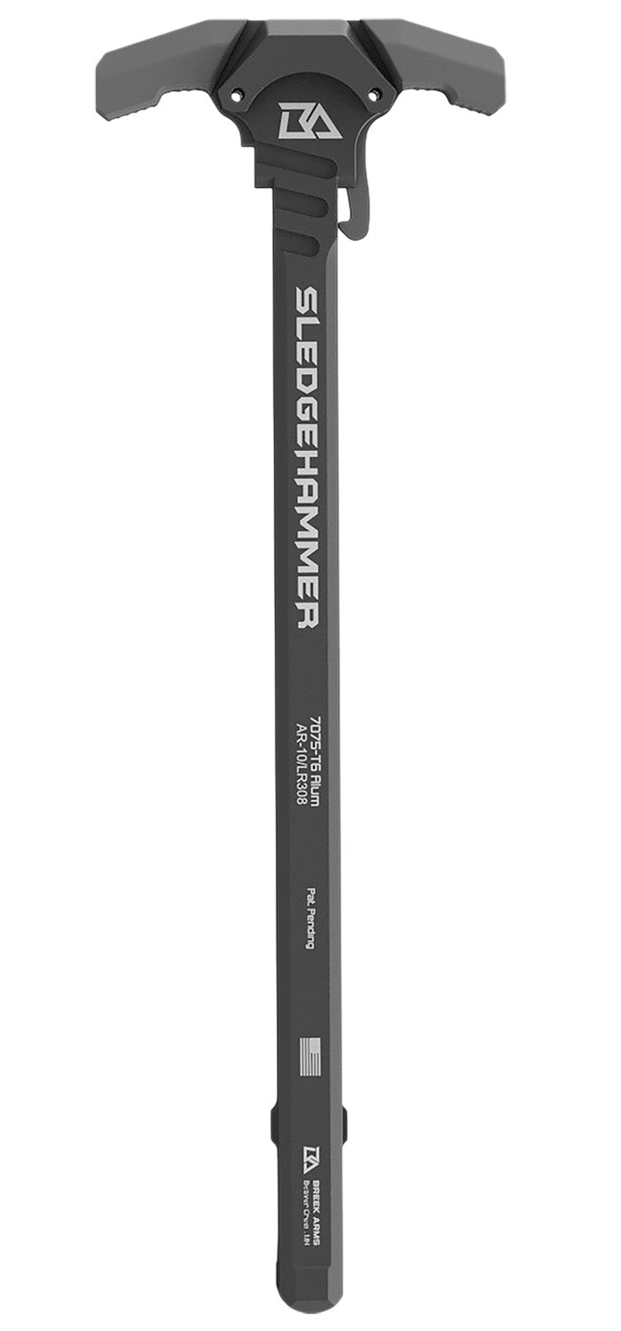 Breek Arms AR-10 Sledgehammer Ambidextrous Charging Handle in Gray