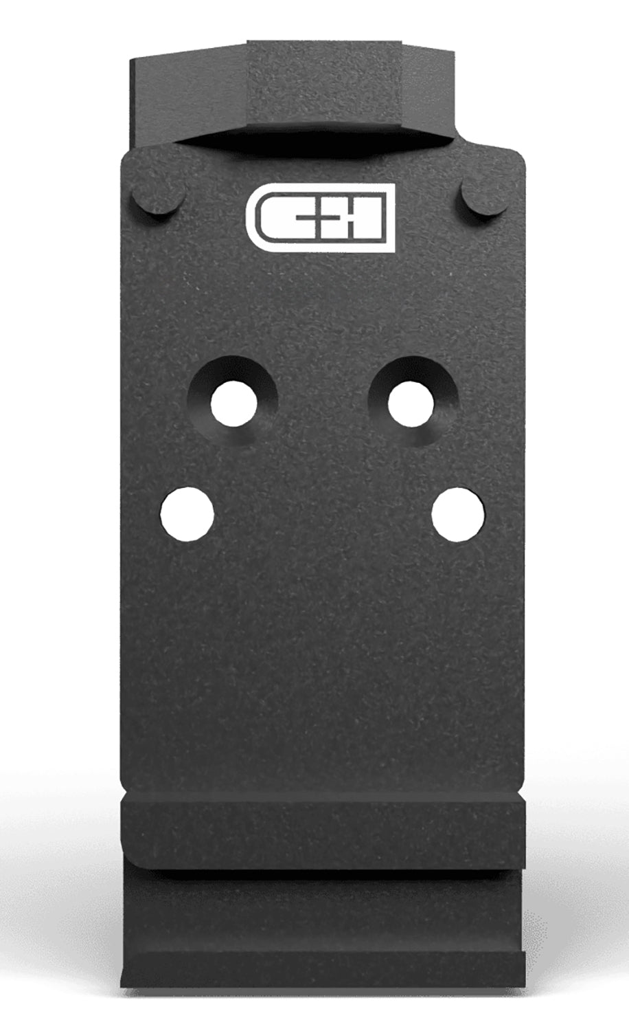 C&H Precision V4 Adapter Plate, CZ Shadow 2 Optic Ready, Trijicon RMR/SRO & C&H EDC-XL, Anodized Black CZ-SDW2-RSH-GDT-ST