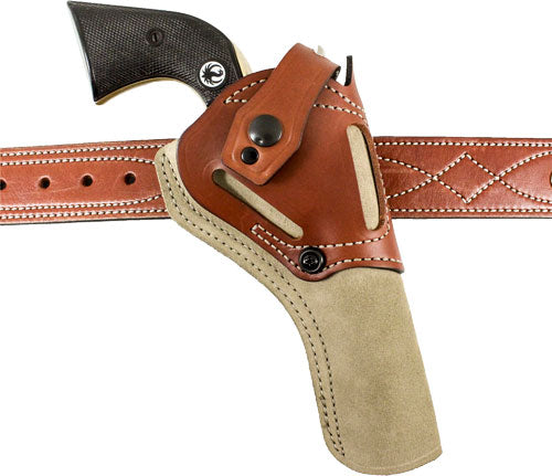 DeSantis Wild Hog OWB Natural Leather Ambi Holster Colt SA Similar 5 1/2"