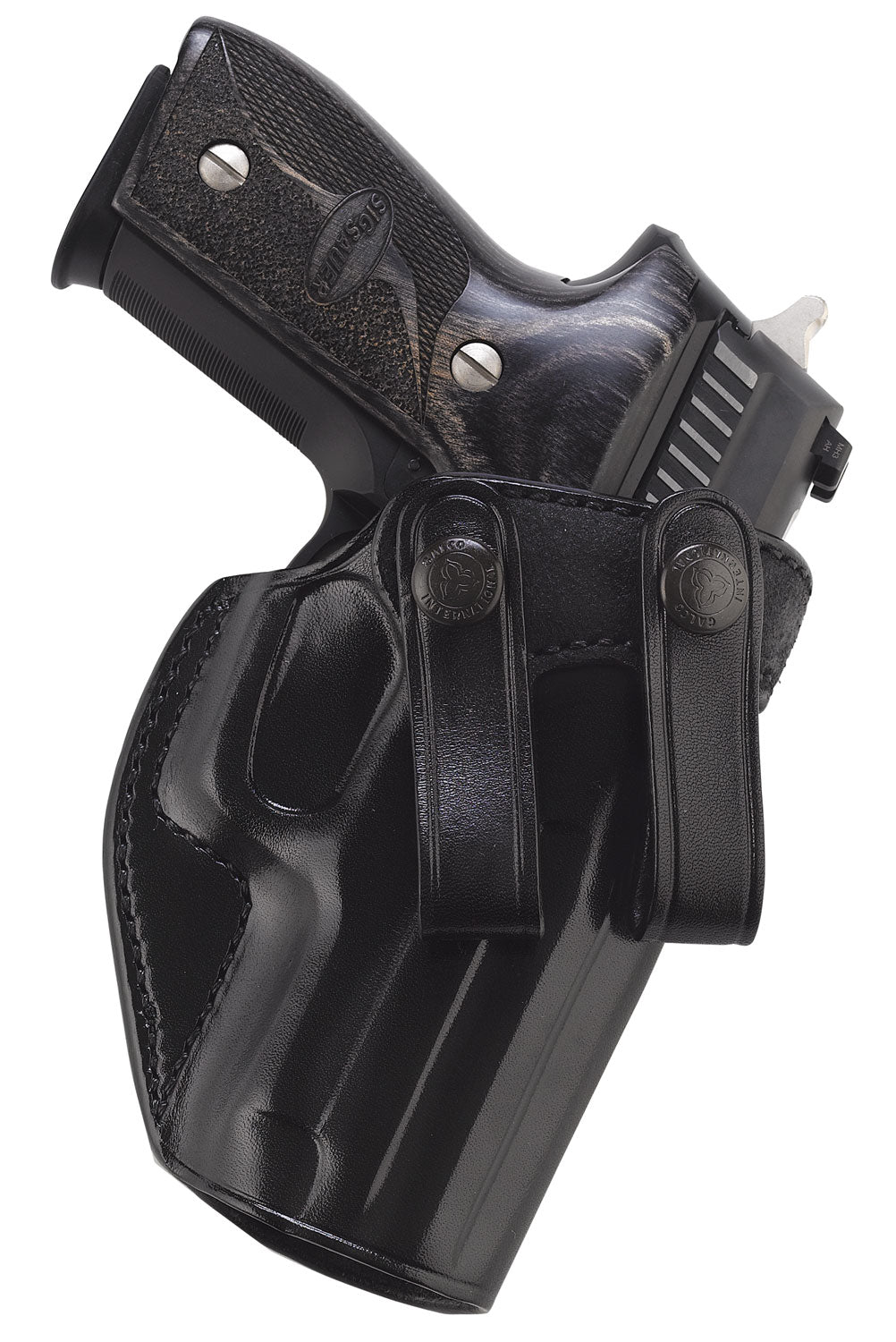 Galco SUM822B Summer Comfort IWB Black Leather Holster Sig P320C Beretta APX Sig M18 Right Hand
