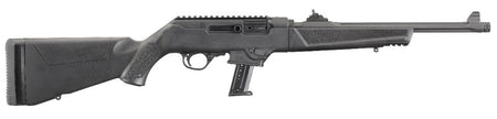 Ruger 19100 PC Carbine 9mm Luger 17+1 16.12" Threaded/Fluted Barrel, Type III Hard Coat Anodized Aluminum Alloy Receiver, Synthetic Stock, Optics Ready