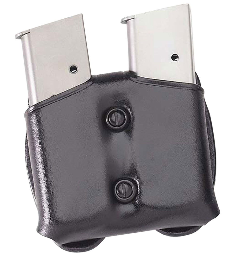 Galco CDM22B Black Leather Double Mag Case Belt 1.50-1.75" Taurus PT140