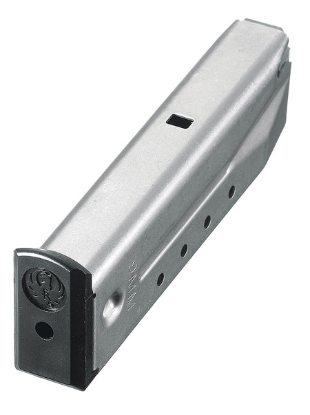 Ruger 90233 9mm Luger 15rd Stainless Replacement Magazine for P-Series Pistols