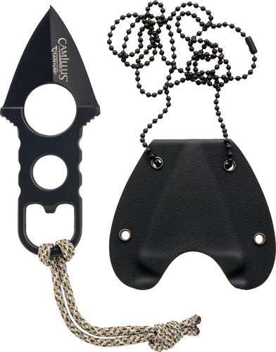 Camillus Heater Boot Knife 2-Inch SS Blade Paracord Wrapped with Sheath