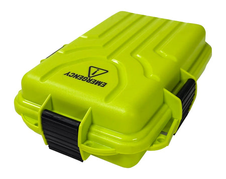 MTM Emergency Box Yellow Green 9.8in L x 6.8in W x 3in H Case of 6