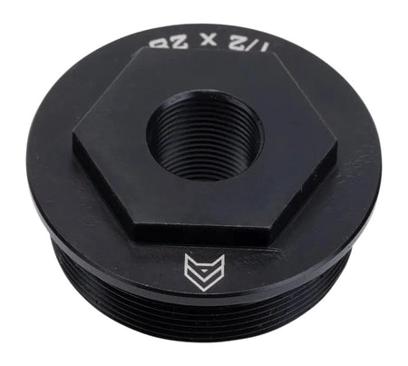 Angstadt Arms Suppressor Direct Thread Adapter, 1/2x28 to HUB Mount, Black AAHUBDT228