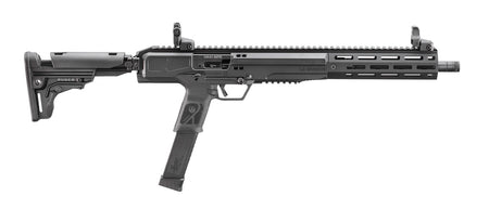 Ruger 19307 LC Carbine 10mm Auto 30+1 16.25" Black Anodized Threaded Barrel, Black Anodized Picatinny Rail Aluminum Receiver, M-LOK Handguard, Adj Folding Black Polymer Stock, Ambidextrous