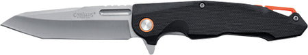 Camillus Regent Black Nylon Handle Folding Knife 4" SS Blade