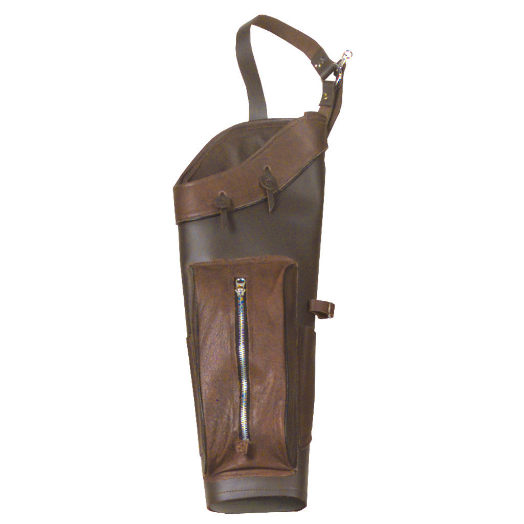 Wyandotte Leather Brown Back Quiver with Dividers RH/LH