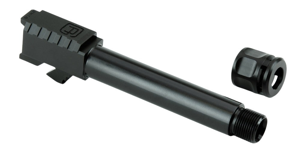 Griffin Armament ATM Threaded Barrel for Glock 19 Gen 5, 9MM, 4.5-Inch, 1/2X28, Includes Comp