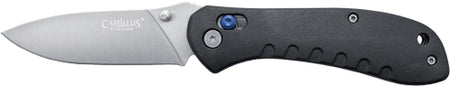 Camillus Rovax Black Nylon Handle Folding Knife 3.25" SS Blade