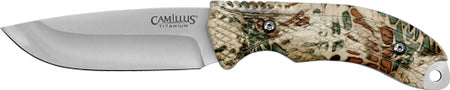 Camillus Mask Camo Fixed Blade 4" SS Drop Point Knife