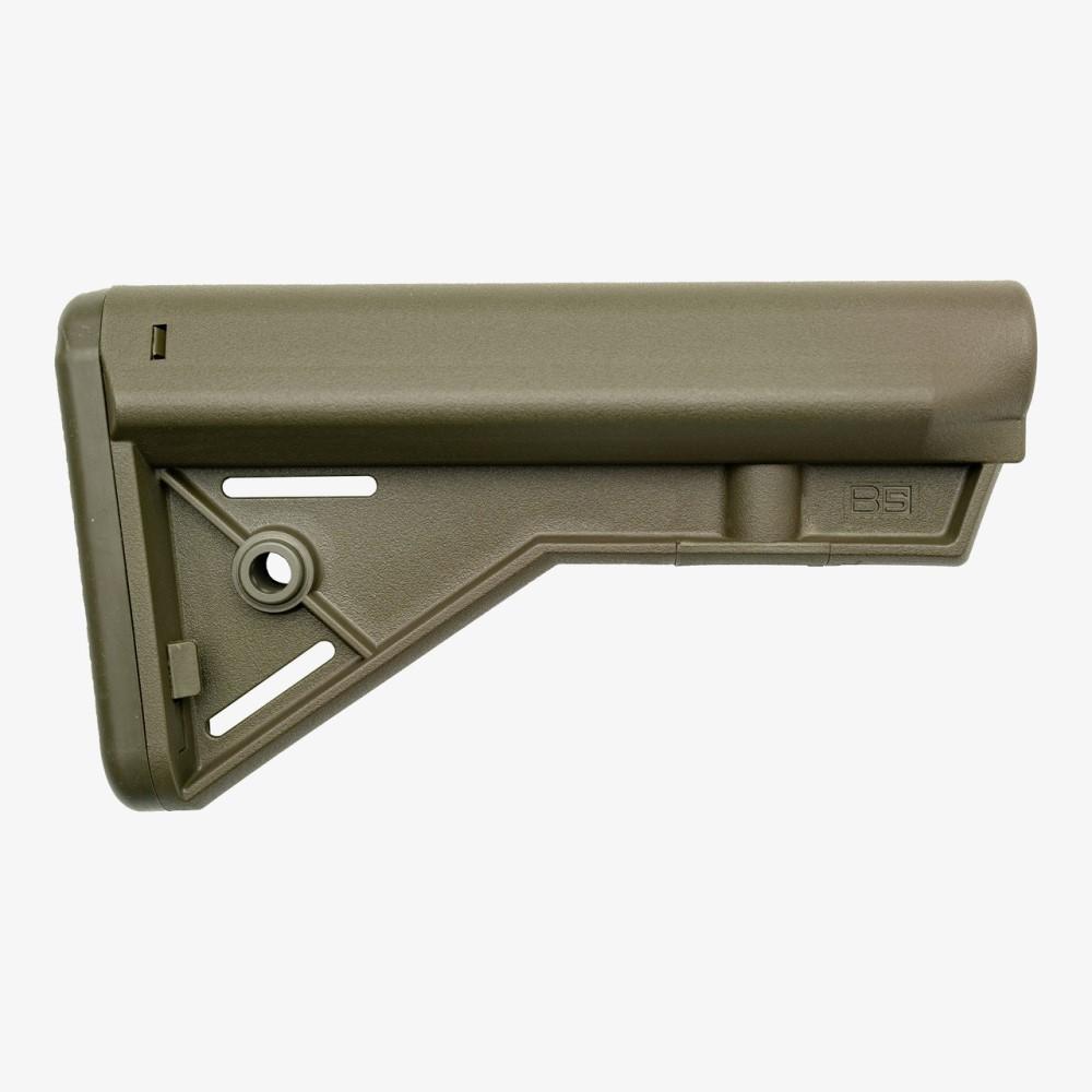 B5 Systems Bravo-C Fixed Buttstock for AR Carbine Mil-Spec OD Green