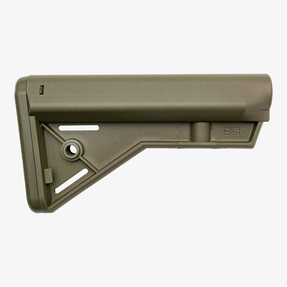 B5 Systems Bravo-C Fixed Buttstock for AR Carbine Mil-Spec OD Green