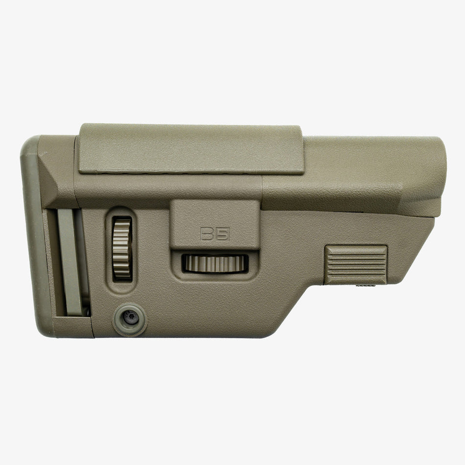 B5 Systems Collapsible Precision Rifle Stock Medium OD Green