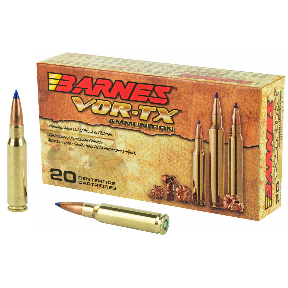 Barnes VOR-TX Tipped TSX Boat Tail 168 Grain .308 Win / 7.62x51mm 2680 fps 716876030866