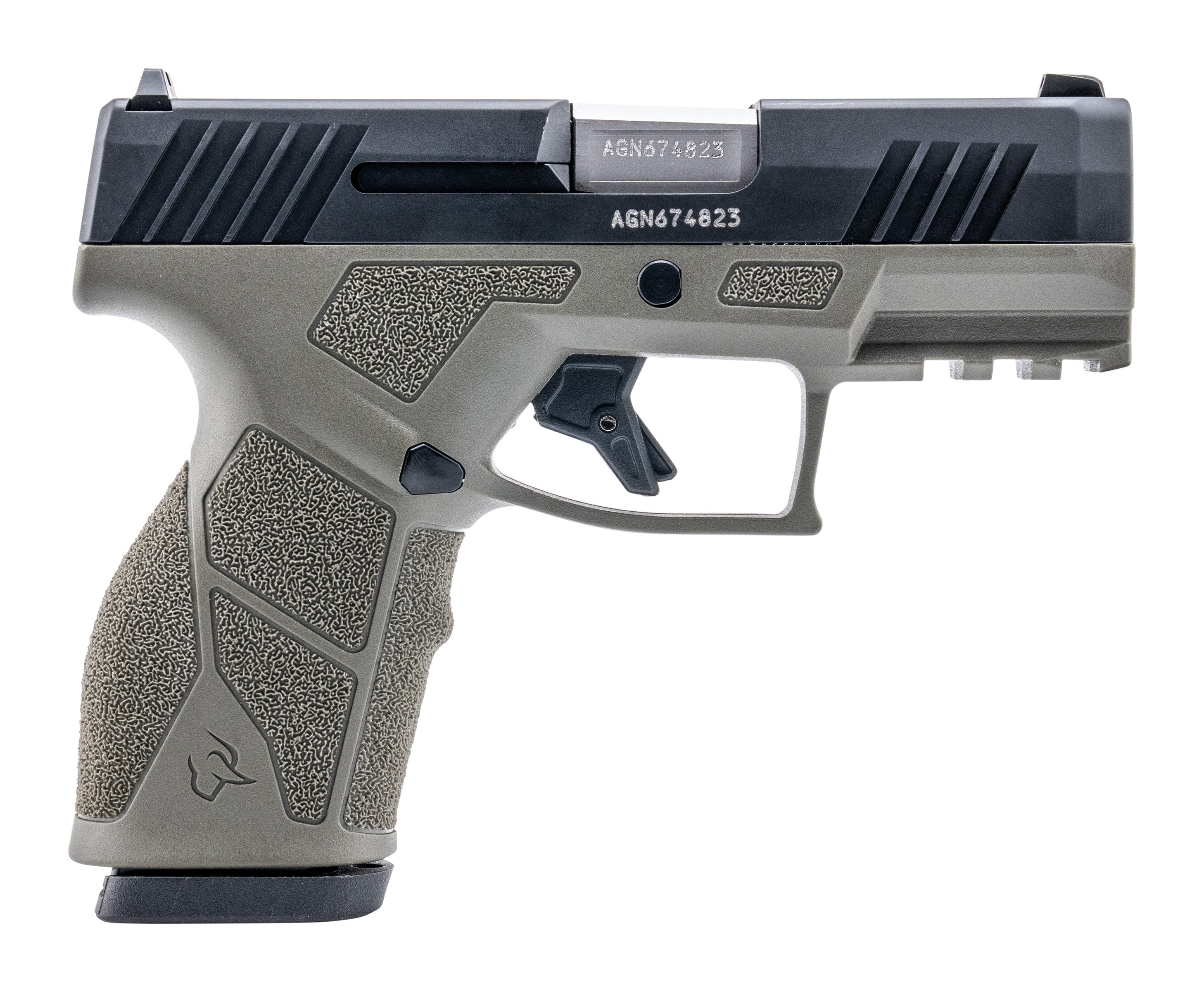 Taurus 1-GX2931O-10 GX2 9mm Luger 10+1 3.37" Matte Stainless Steel Barrel, Matte Black Serrated Stainless Steel Slide, OD Green Polymer Frame w/Picatinny Rail, Polymer Grip