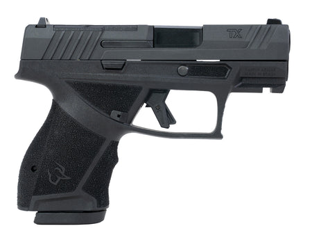 Taurus TX 9 Compact 9mm Luger 10+1 3.40" Black Barrel, Black Nitride Alloy Steel Optic Ready/Serrated Slide, Black Stainless Steel Frame w/Picatinny Rail, Interchangeable Backstrap Grip