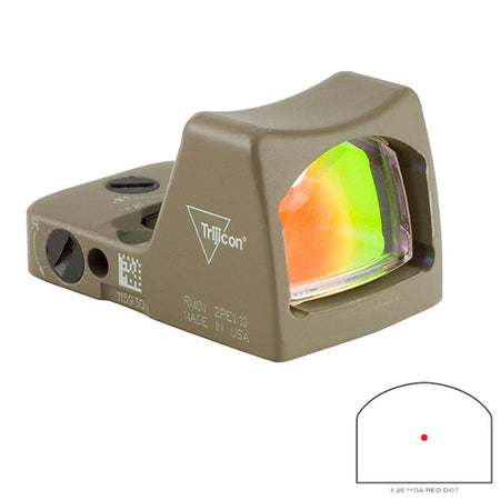 Trijicon RMR Type 2 Cerakote FDE 3.25 MOA Red Dot Reticle