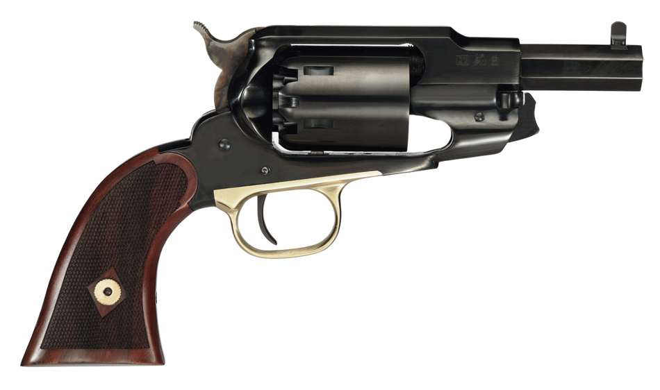 1858 ACE Revolver .44 Caliber 3" Barrel Blued Finish Walnut Checkered Grips