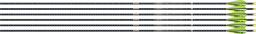 Easton FMJ Match Grade 4MM 300 Arrows with AAE Hybrid Vanes - 6 Pack