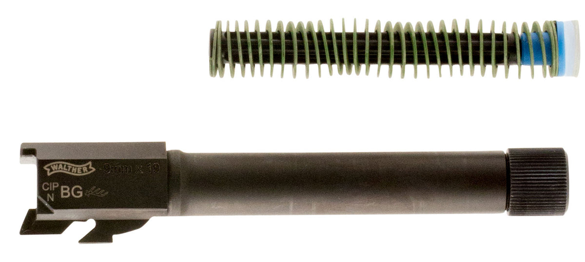 Walther Arms 281329710 PPQ 9mm 4.6" Threaded Barrel, Polygonal Rifled Steel, Black
