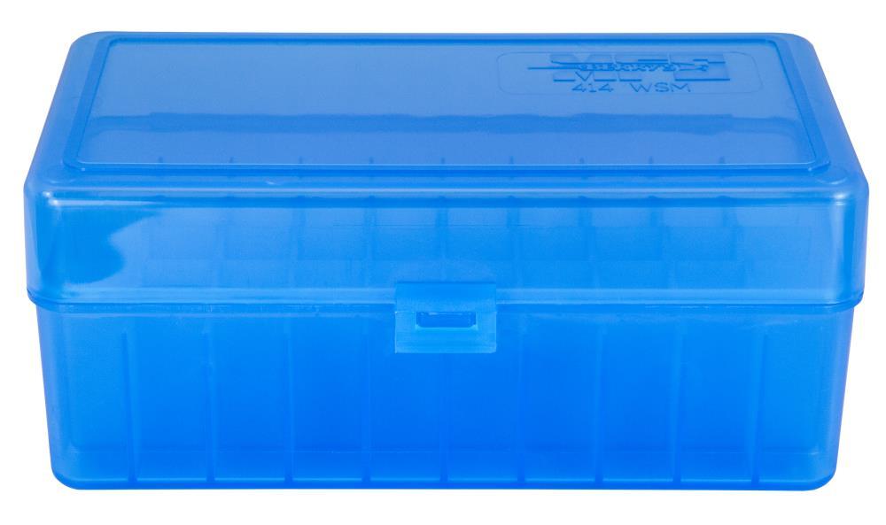 Berry's Blue WSM Ammo Box Model 414 50-Round Polypropylene - Stackable