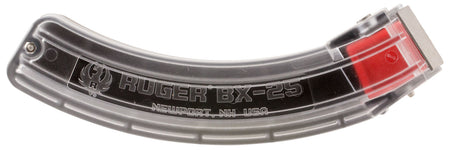 Ruger 90591 BX-25 25rd .22 LR Clear Magazine - Fits 10/22, SR, 77/22, Charger