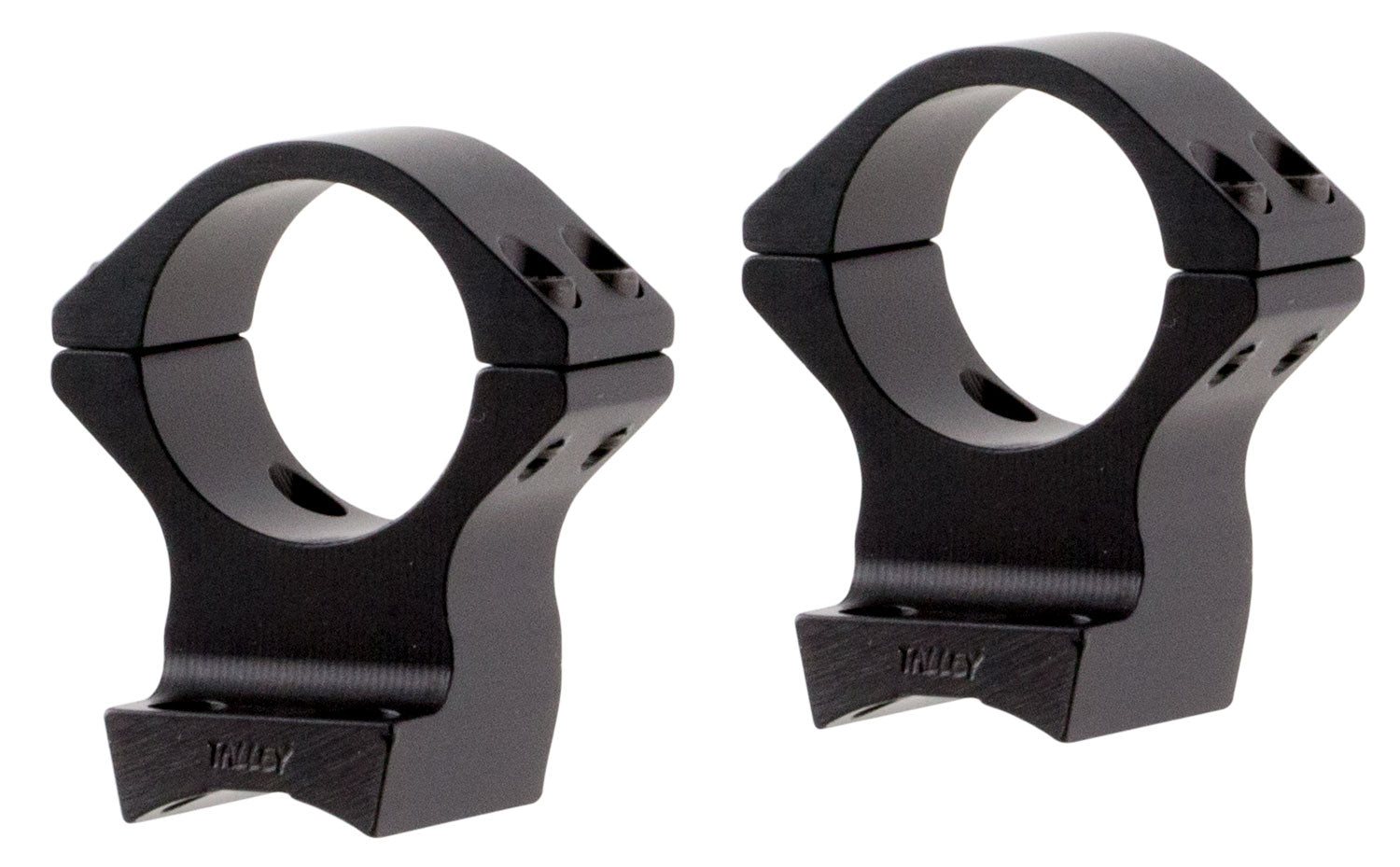 Talley 950735 Black Anodized Scope Ring/Mount Combo 1" Tube Browning X-Bolt High Rings