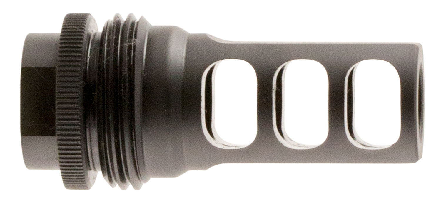 SilencerCo AC1733 ASR 3-Port Muzzle Brake 458 Cal Black Steel 5/8"x24 tpi