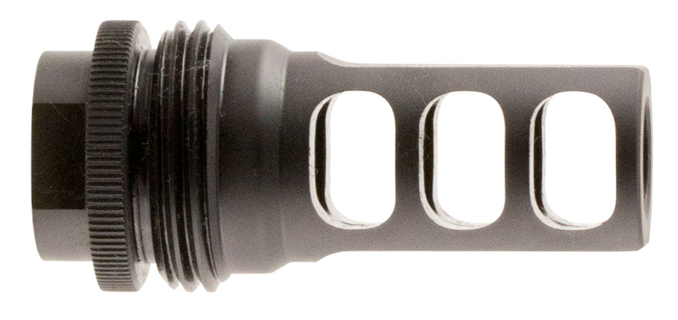 SilencerCo AC1733 ASR 3-Port Muzzle Brake 458 Cal Black Steel 5/8"x24 tpi