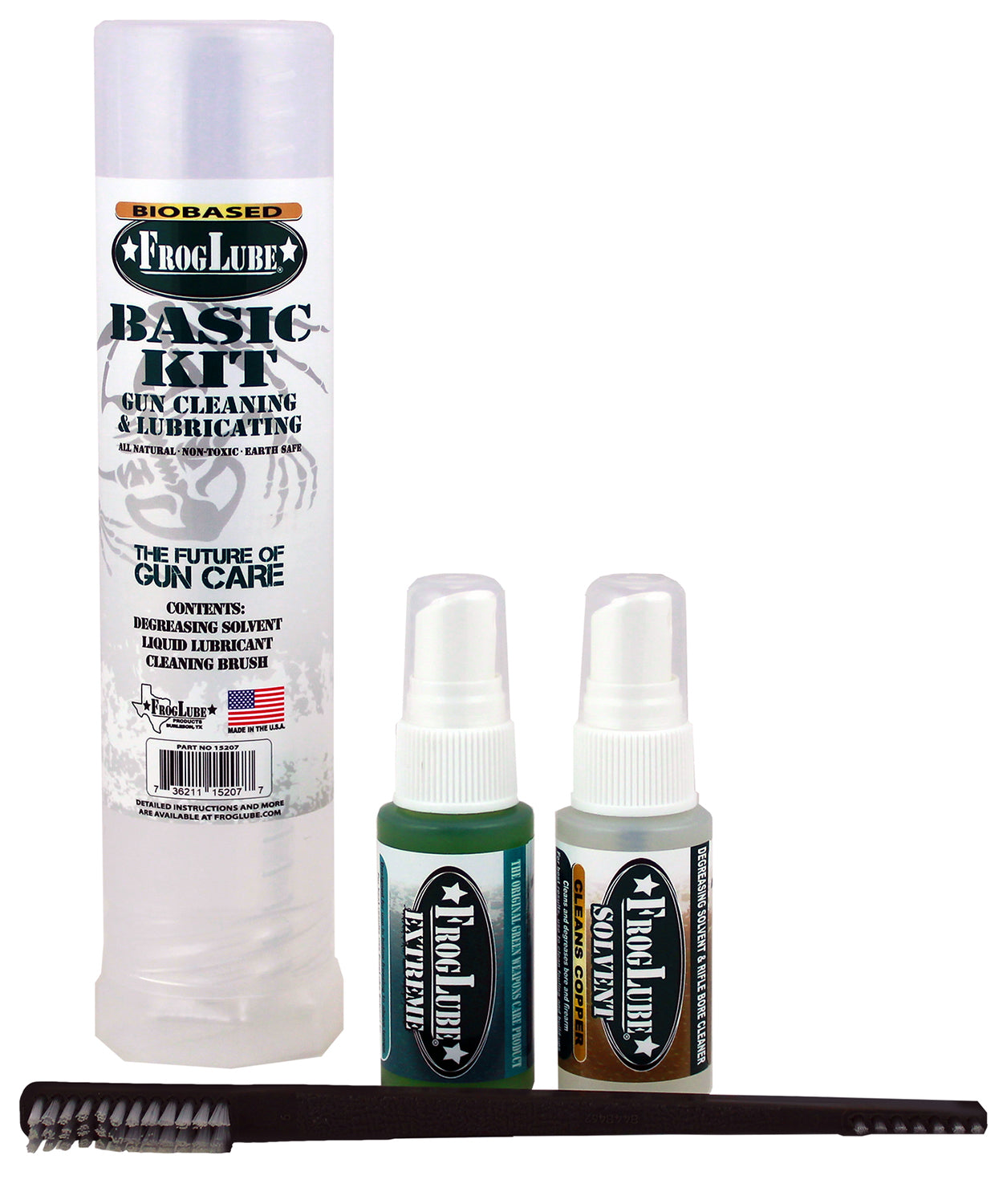 FrogLube 15207 Universal Multi-Caliber Basic Tube Cleaning System Kit, 1oz