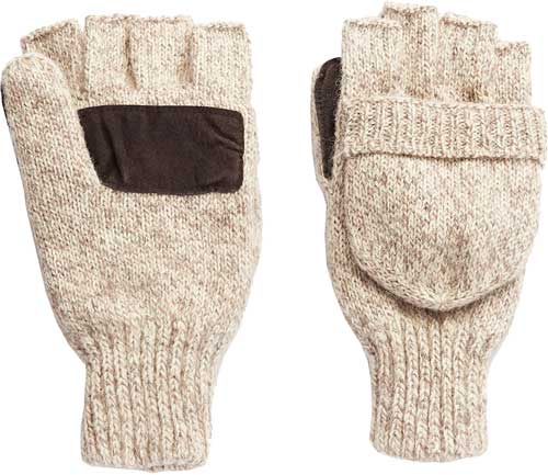 Hot Shot Basics Wool Blend Insulated Convertible Mitten Oatmeal