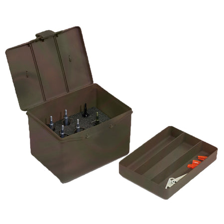 Plano Archery Accessory Box with Foam Insert Green Large