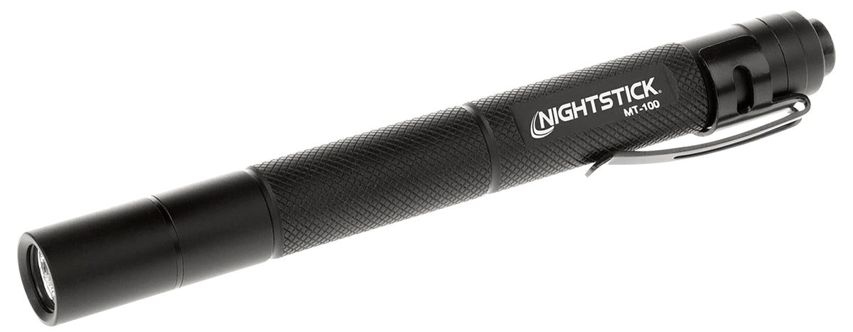 Nightstick MT100 Mini-TAC 130 Lumen White LED Compact Flashlight Black Anodized